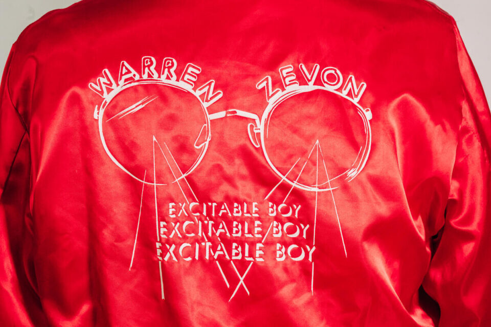 Jacket from Warren Zevon's Excitable Boy tour, worn by Warren Zevon, c. 1978.