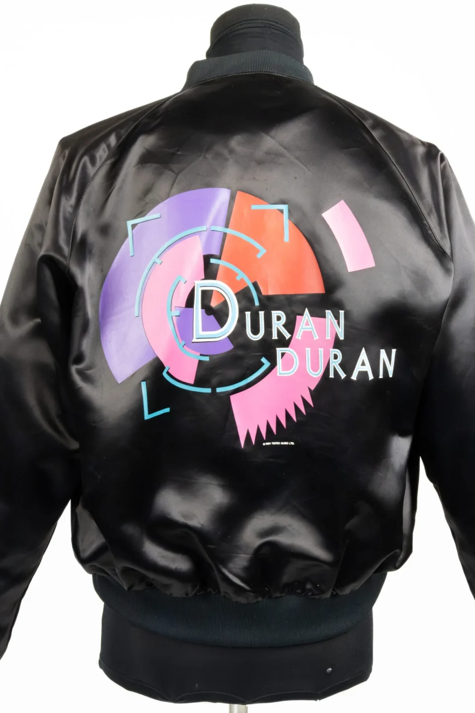 Duran Duran black satin "Arena" album era tour jacket.