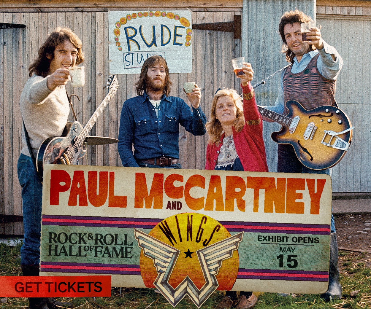 Paul McCartney and Wings Exhibit Opening Party | Rock & Roll Hall